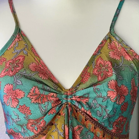 Karma Highway Bohemian Maxi Dress Long Flowy Free -Spirited Summer Floral Size M - Picture 5 of 12